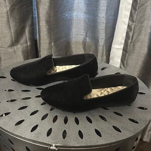 Birdies Black Velvet Flats